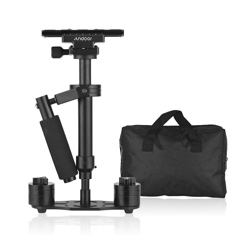 Andoer Professional Handheld Camera Gimbal Stabilizer with Quick Release Plate 1/4 Inch Screw for DSLR DV Video Cameras Camcorders GoPro Max. Load Capacity 1.5KG