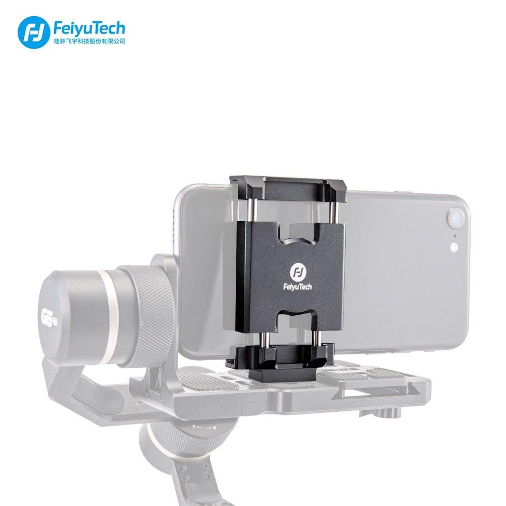 FeiyuTech Smartphone Adapter Clamp Clip Holder Bracket for FeiyuTech G6 Plus a1000 Dual Hand a1000 Single Hand a2000 Dual Hand a2000 Single Hand G360 Gimbal