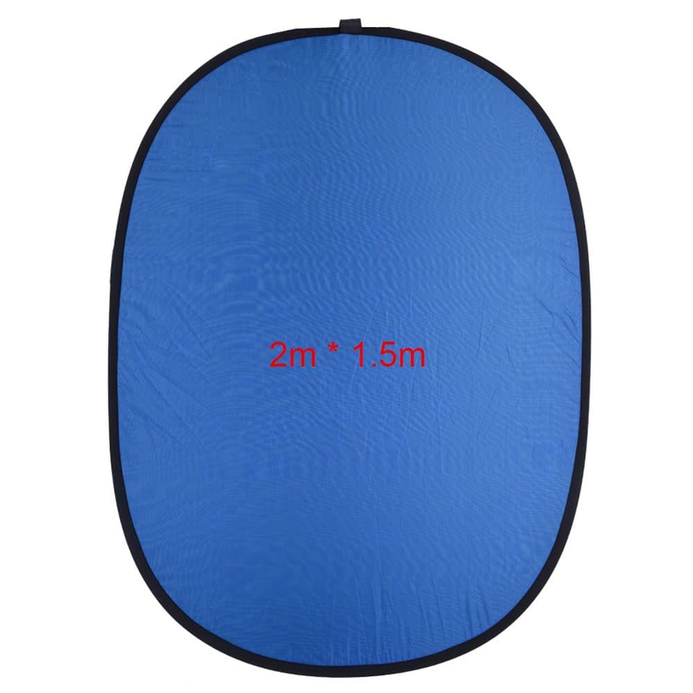 Andoer 1.5*2.0m Collapsible Nylon (2in1) Backdrop Background Panel for Photo & Video Studio Photography