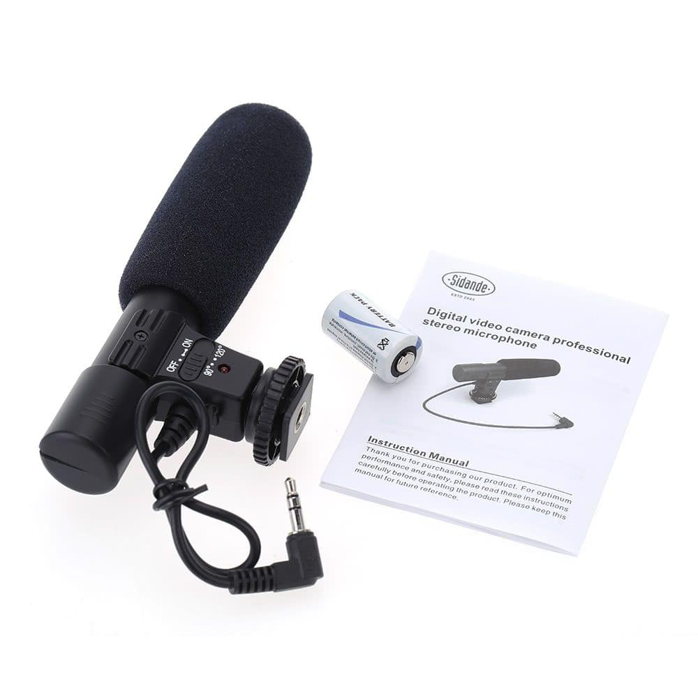 Sidande Mic-01 Stereo Camcorder Recording Microphone