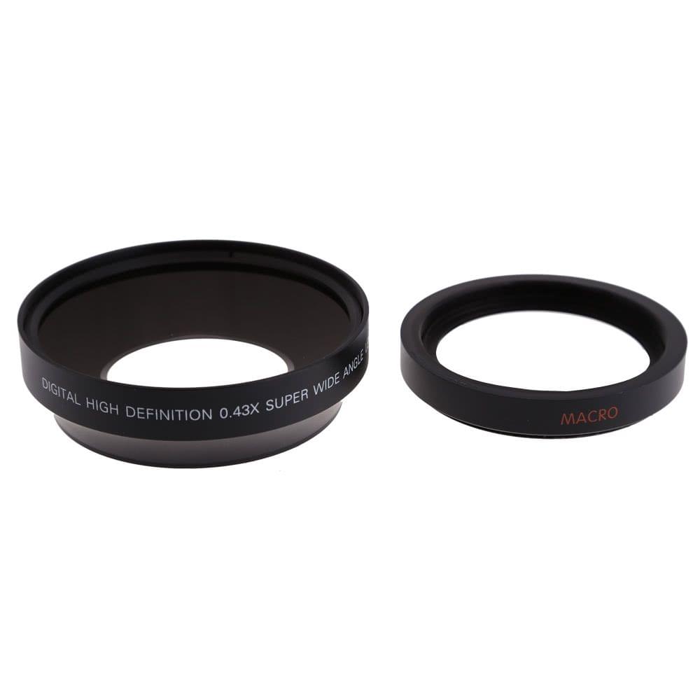 67mm Digital High Definition 0.43?SuPer Wide Angle Lens With Macro Japan Optics for Ca150n Rebel T5i T4i T3i 18-135mm 17-85mm and Nikon 18-105 70-300VR
