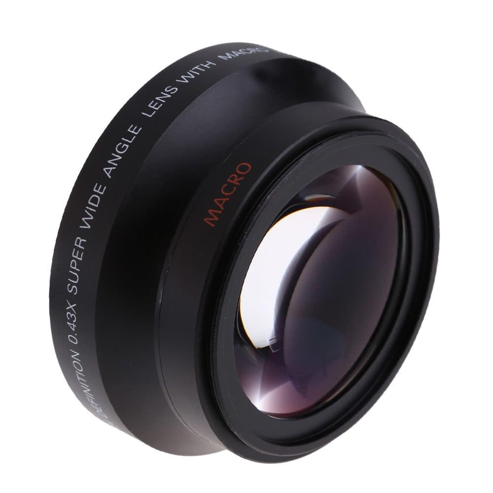 67mm Digital High Definition 0.43?SuPer Wide Angle Lens With Macro Japan Optics for Ca150n Rebel T5i T4i T3i 18-135mm 17-85mm and Nikon 18-105 70-300VR
