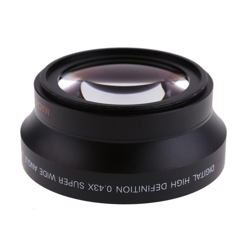 67mm Digital High Definition 0.43?SuPer Wide Angle Lens With Macro Japan Optics for Ca150n Rebel T5i T4i T3i 18-135mm 17-85mm and Nikon 18-105 70-300VR