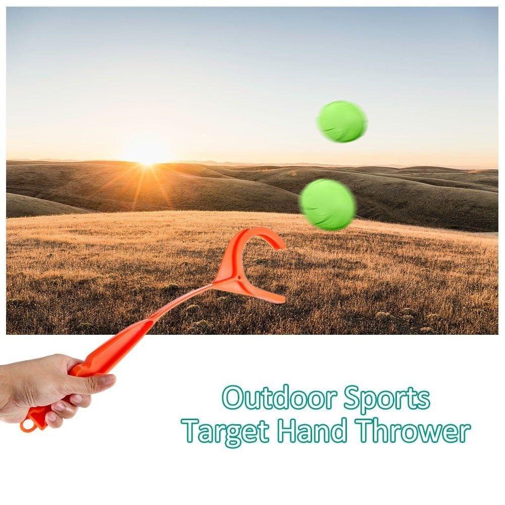 Outdoor Sports Hand Held Clay Target Thrower With Arm Hunting Shooting Accessories  Clay Target Thrower