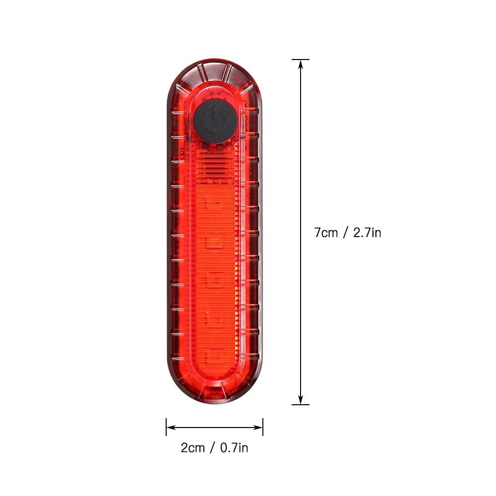 Bike Tail Light Waterproof 50 Lumens Rechargeable LED Bicycle Light