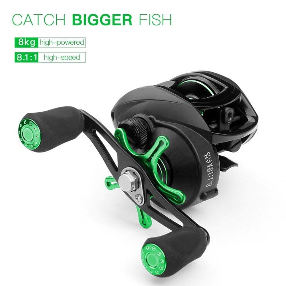 12+1 Ball Bearings Baitcasting Left Fishing Reel