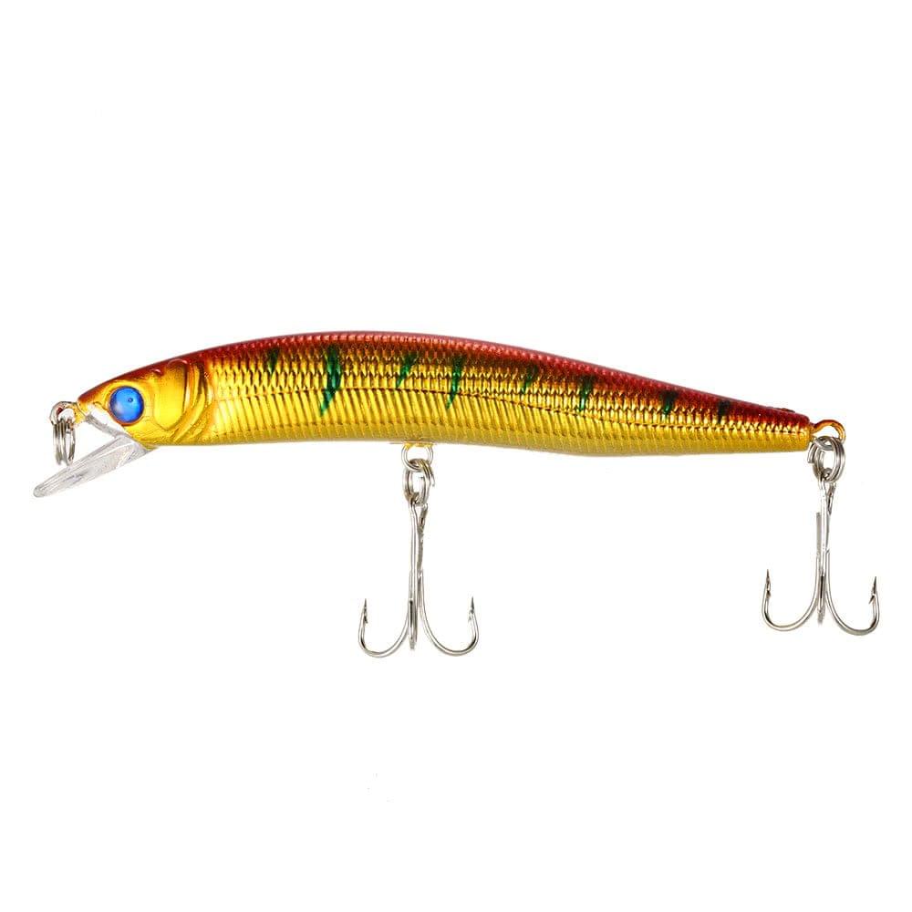 Lixada 10PCS Minnow Hooks Plastic Fishing Lures Baits Crank Bait Set Fish Lure Wobbler Hard Baits