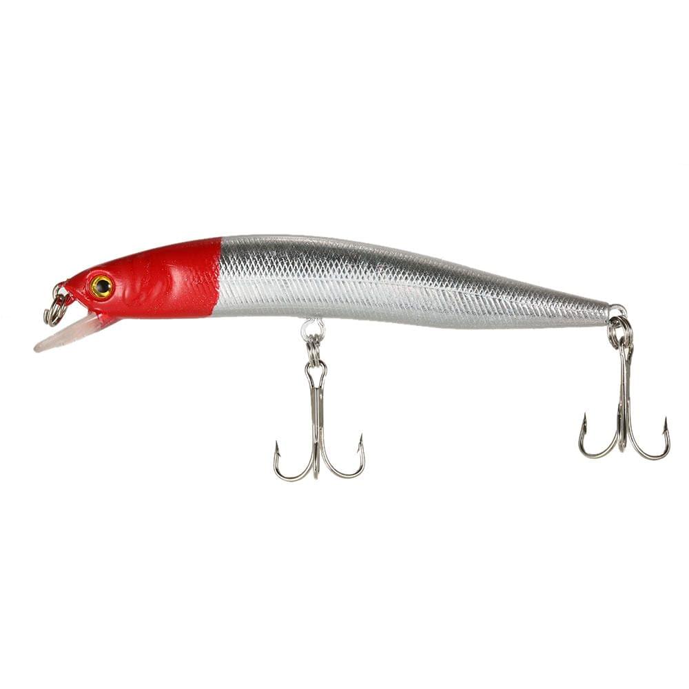 Lixada 10PCS Minnow Hooks Plastic Fishing Lures Baits Crank Bait Set Fish Lure Wobbler Hard Baits