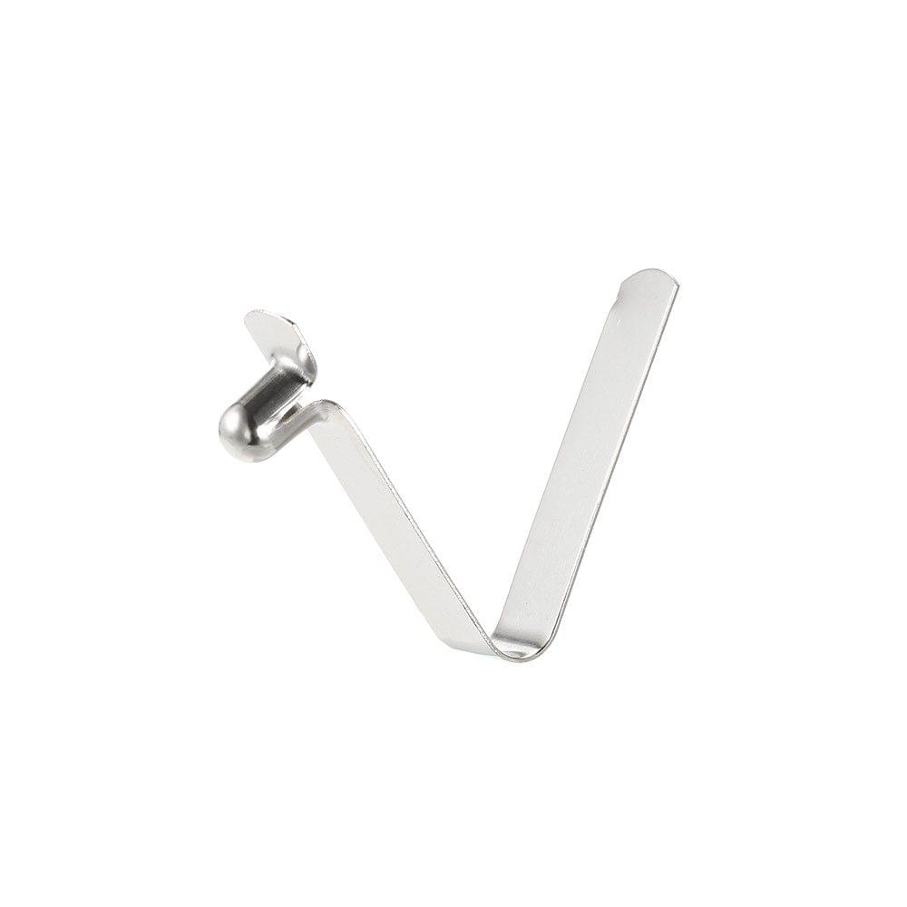 6pcs Kayak Paddle Spring Clips Tent Pole Clips Push Button Spring Snap Clip Locking Tube Pin