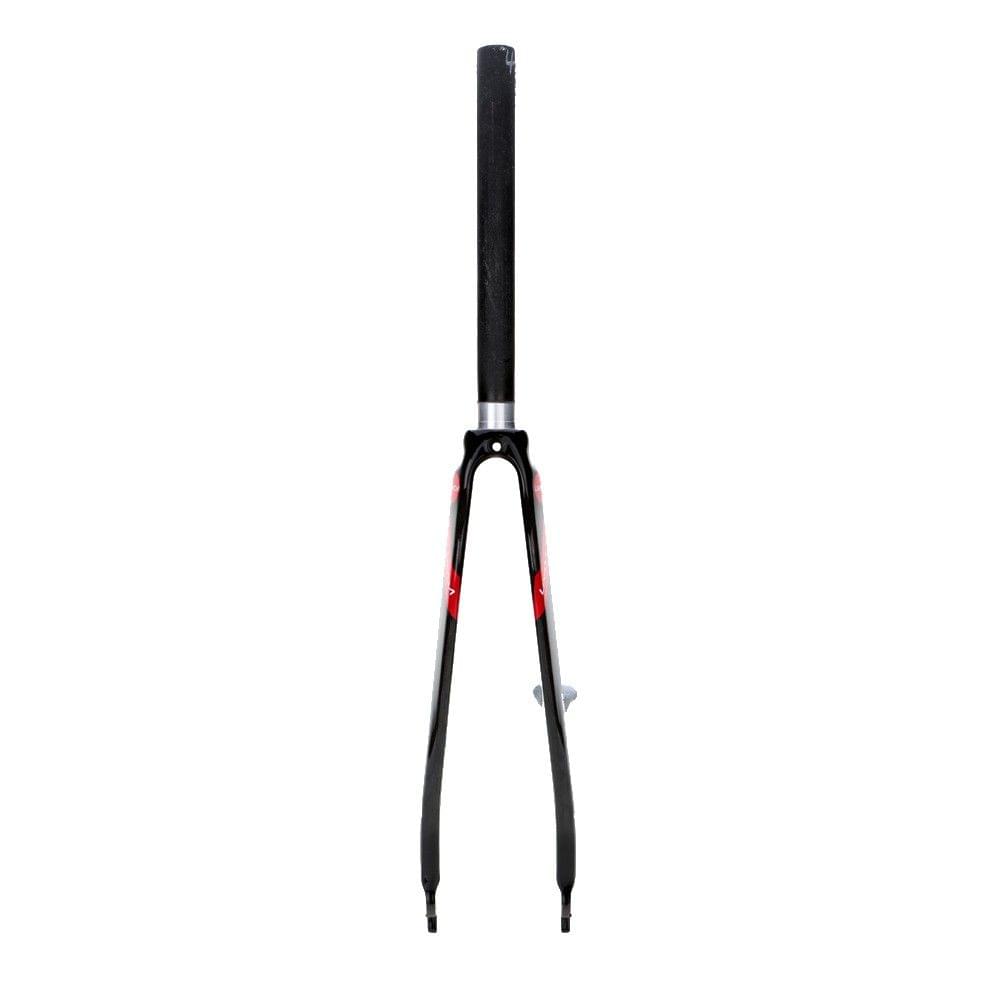 Lixada Full Carbon Fiber Ultralight Road Bike Fixed Gear Bicycle Cycling Fixie Front Fork for V-brake 28.6mm 680C 1-1/8