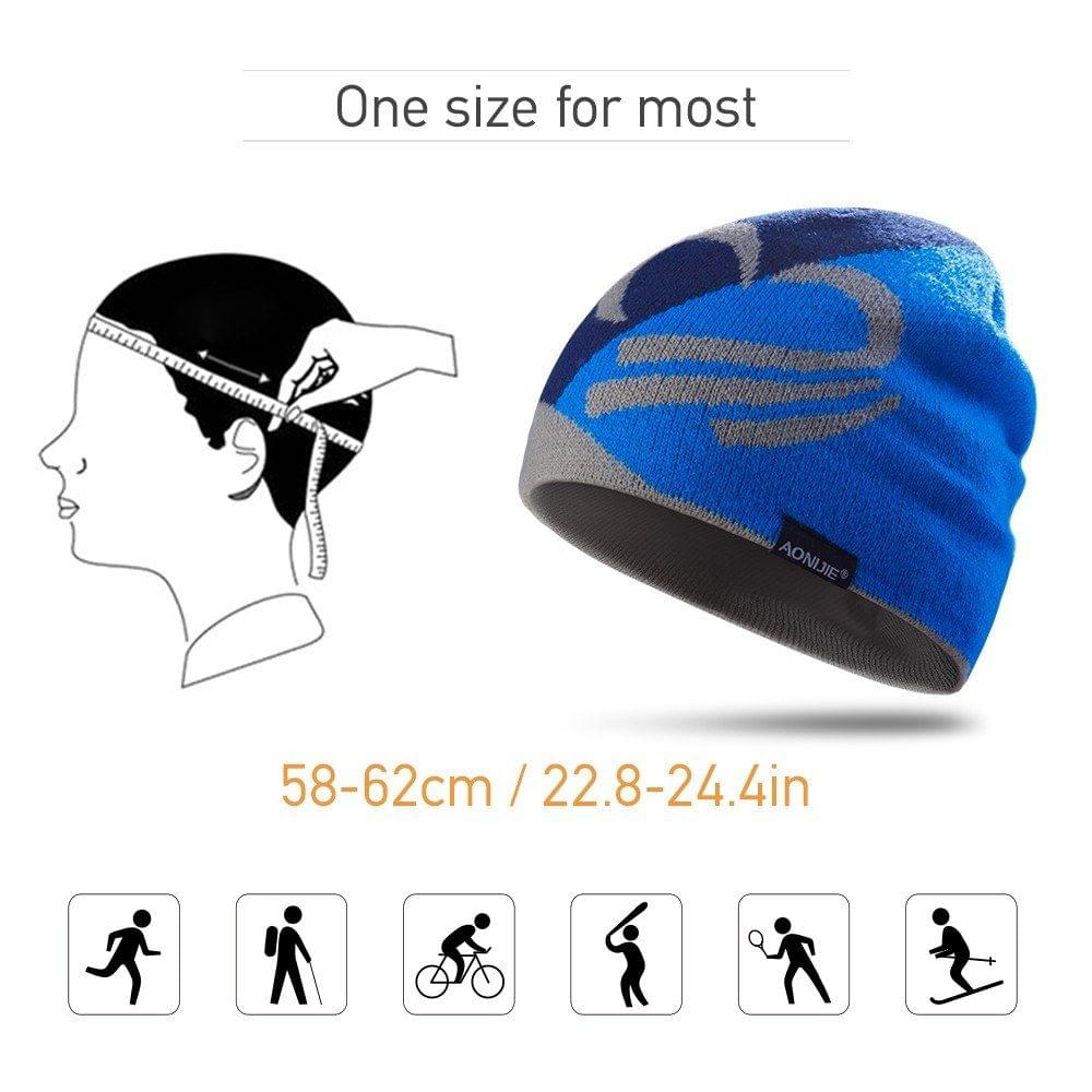 Knitted Sports Windproof Running Beanie Hat