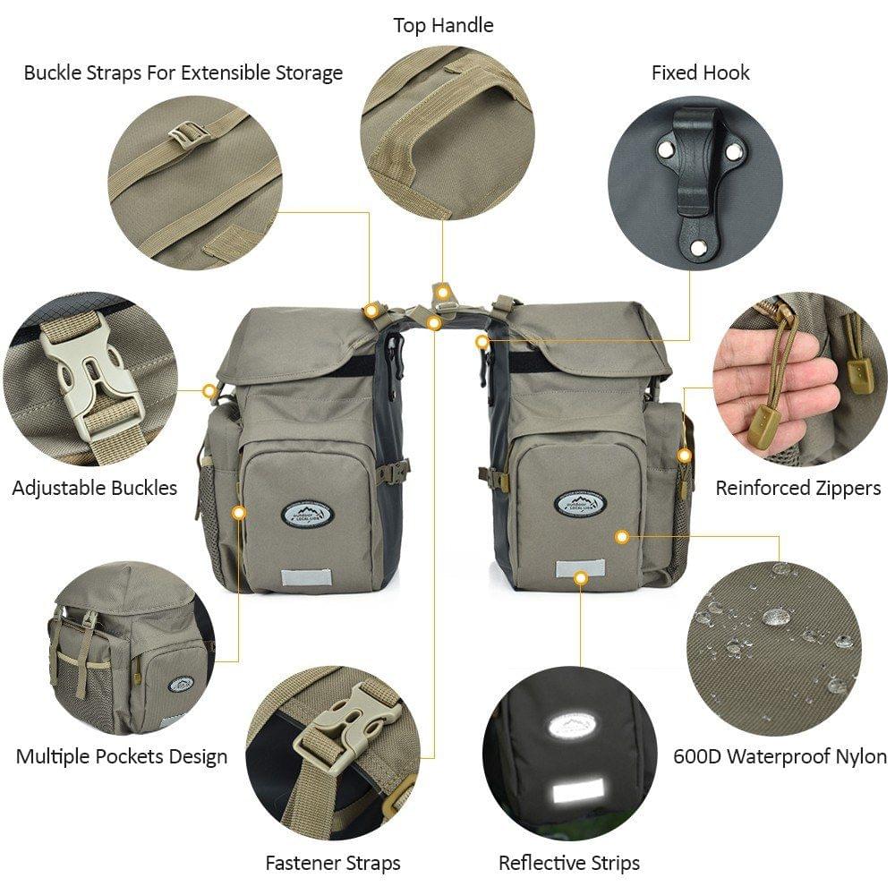 50L Bike Panniers Bag