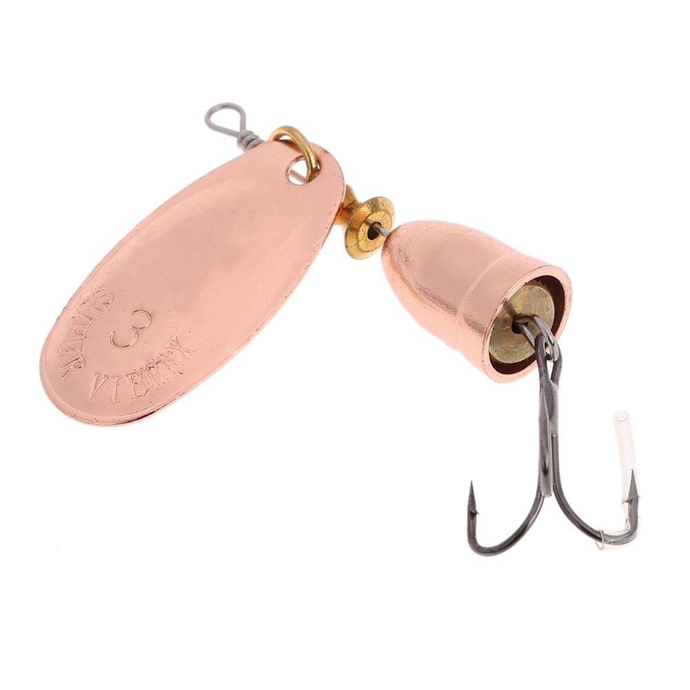 6cm 8g Fishing Lure Vibration Hard Bait Metal Spinner Spoon with Hook Fishing Tackle