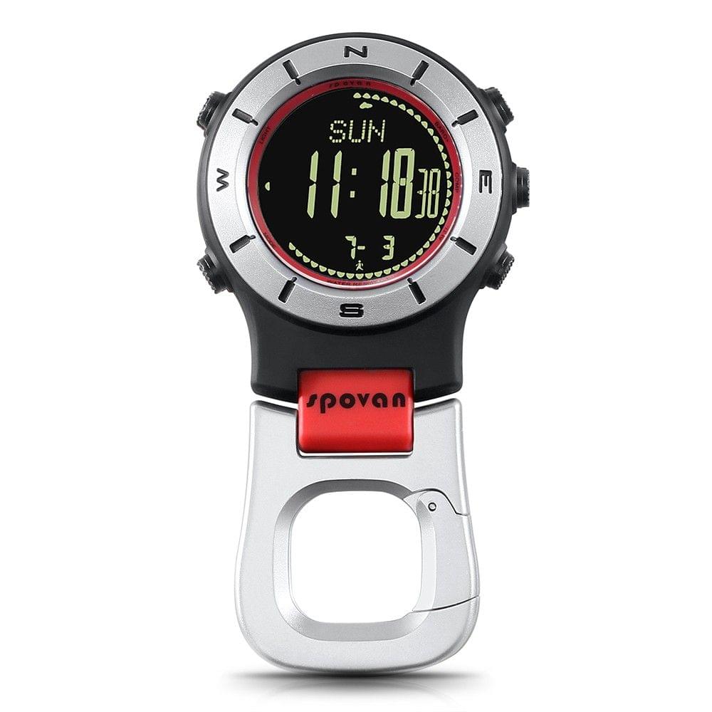 Smart Watch Altimeter Barometer Compass LED Clip Watch Sports Watches Fishing Hiking Climbing Pocket Watch
