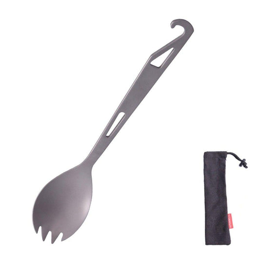 Titanium Cutlery Spoon Fork Cutter Portable Outdoor Picnic Camping Outing Lightweight Tableware
