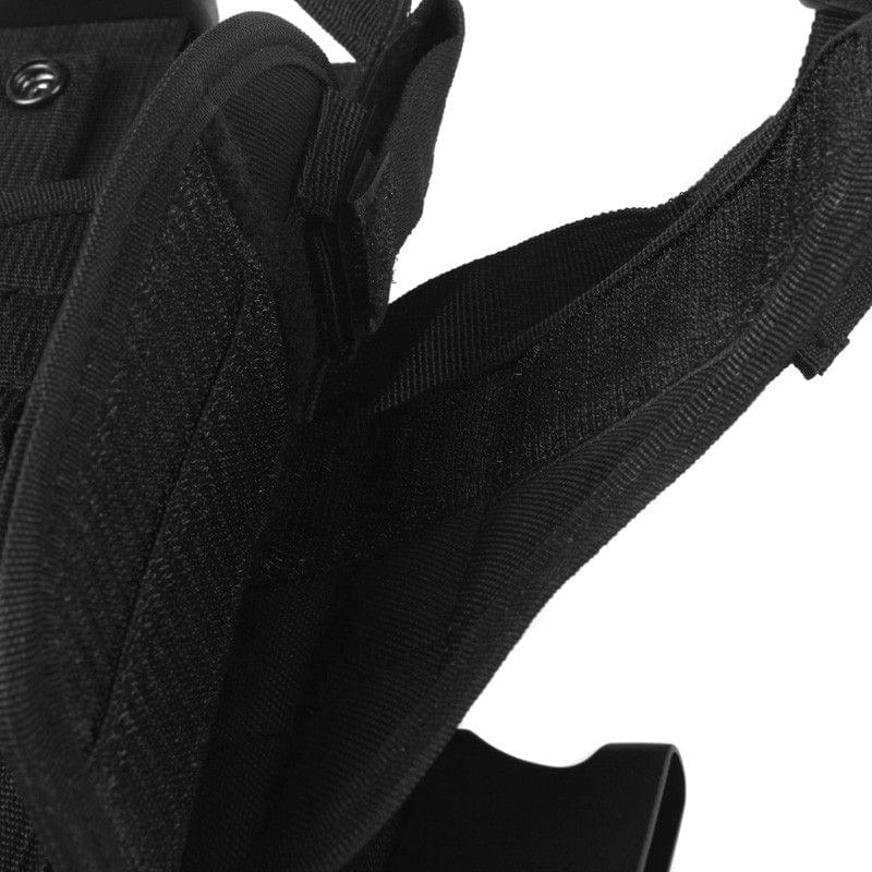 Outdoor Hunting Tactical Puttee Thigh Leg Pistol Holster Pouch Wrap-around