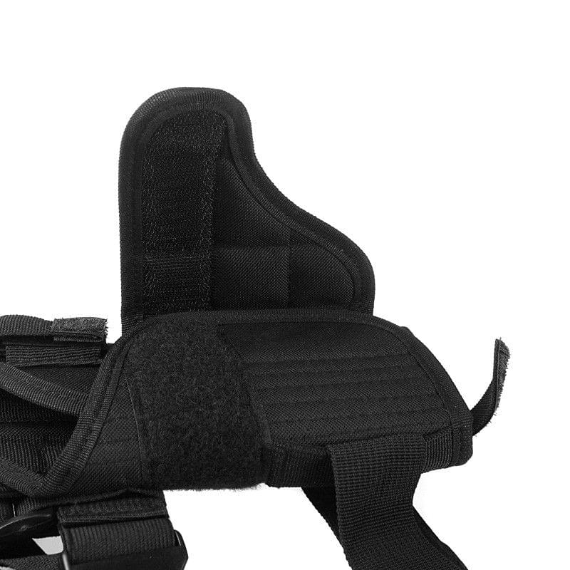 Outdoor Hunting Tactical Puttee Thigh Leg Pistol Holster Pouch Wrap-around