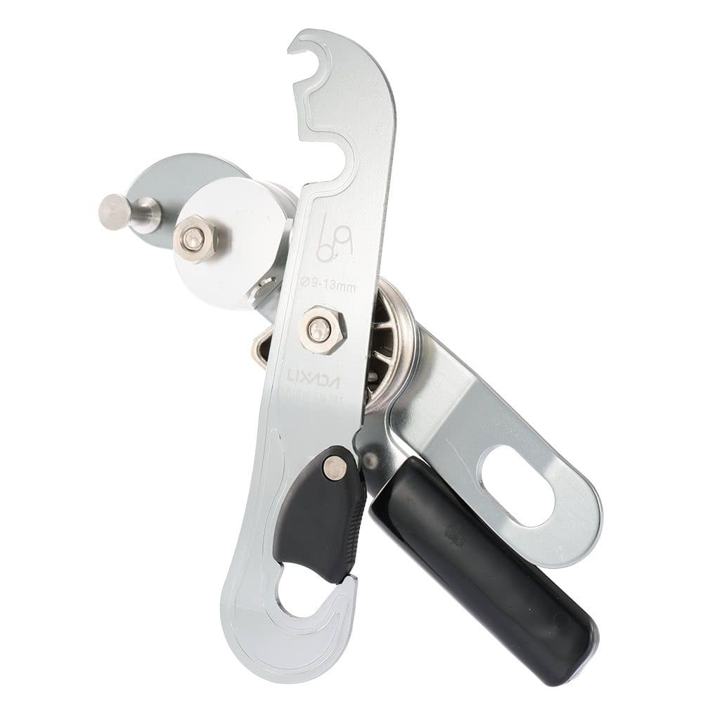 Lixada Self-braking Stop Descender for Single Rope Rock Climbing Caving Rigging Rescue