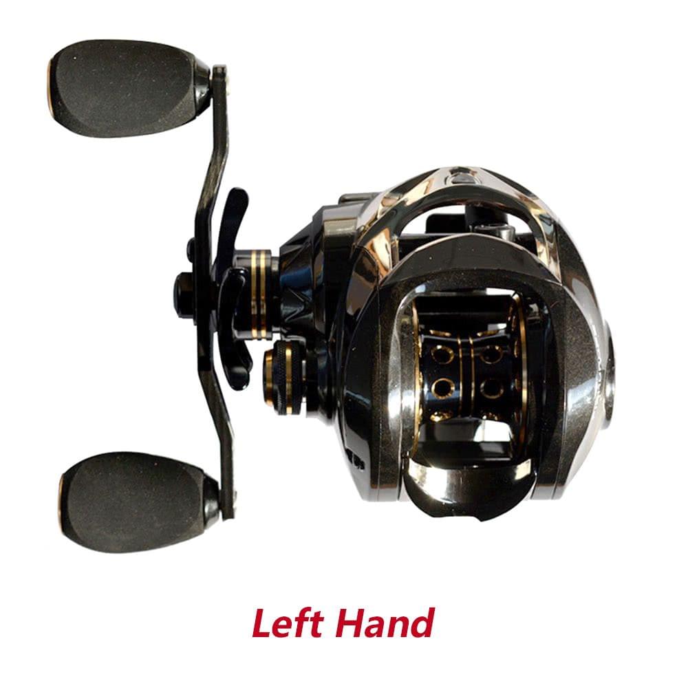 17+1 Ball Bearings Carbon Baitcasting Fishing Reel 7.0:1 Bait Casting Reels Left / Right Hand Fishing Reel with One Way Clutch Baitcasting Reel