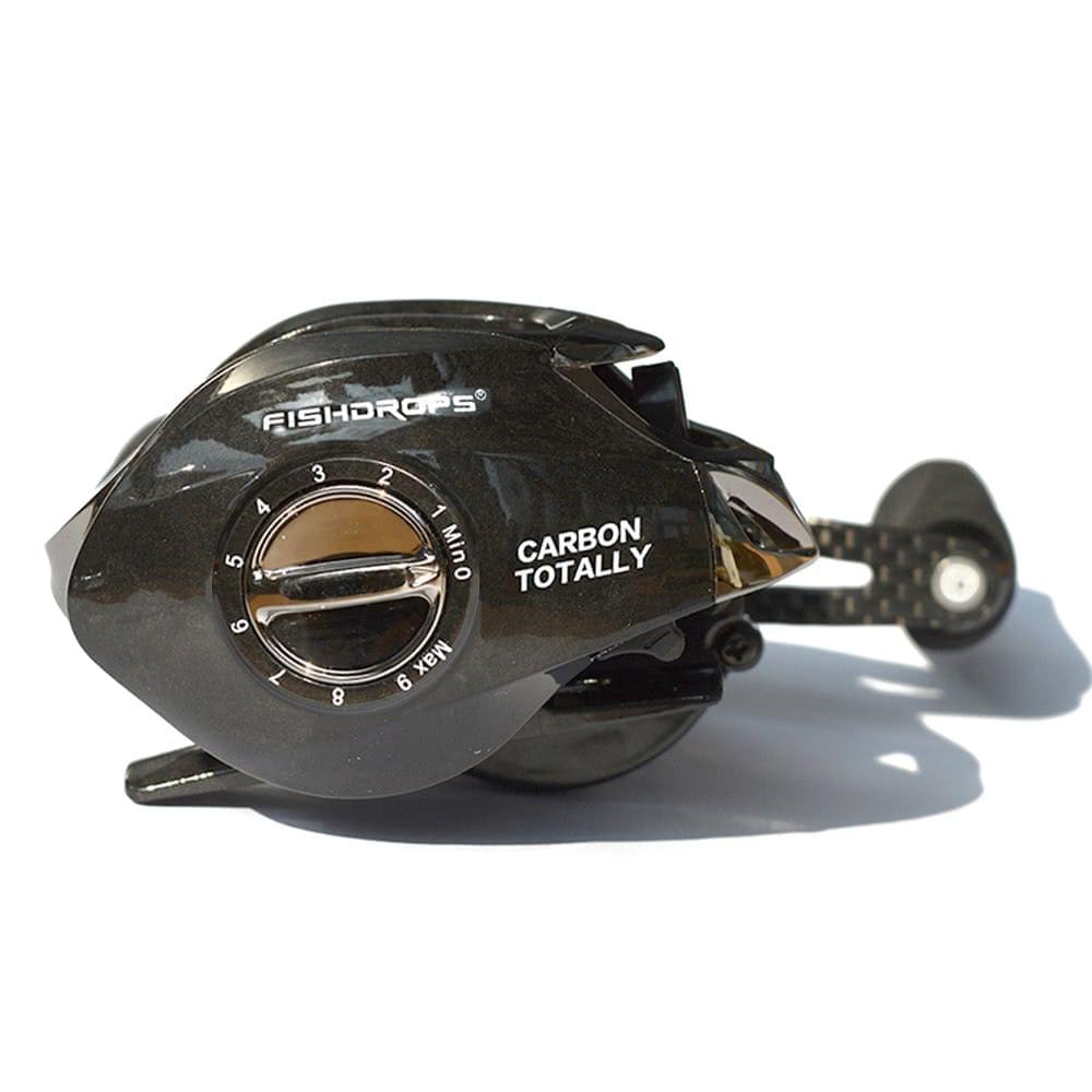 17+1 Ball Bearings Carbon Baitcasting Fishing Reel 7.0:1 Bait Casting UNIQKART 17+1 Ball Bearings Carbon Baitcasting Fishing Reel 7.0:1 Bait Casting UNIQKART