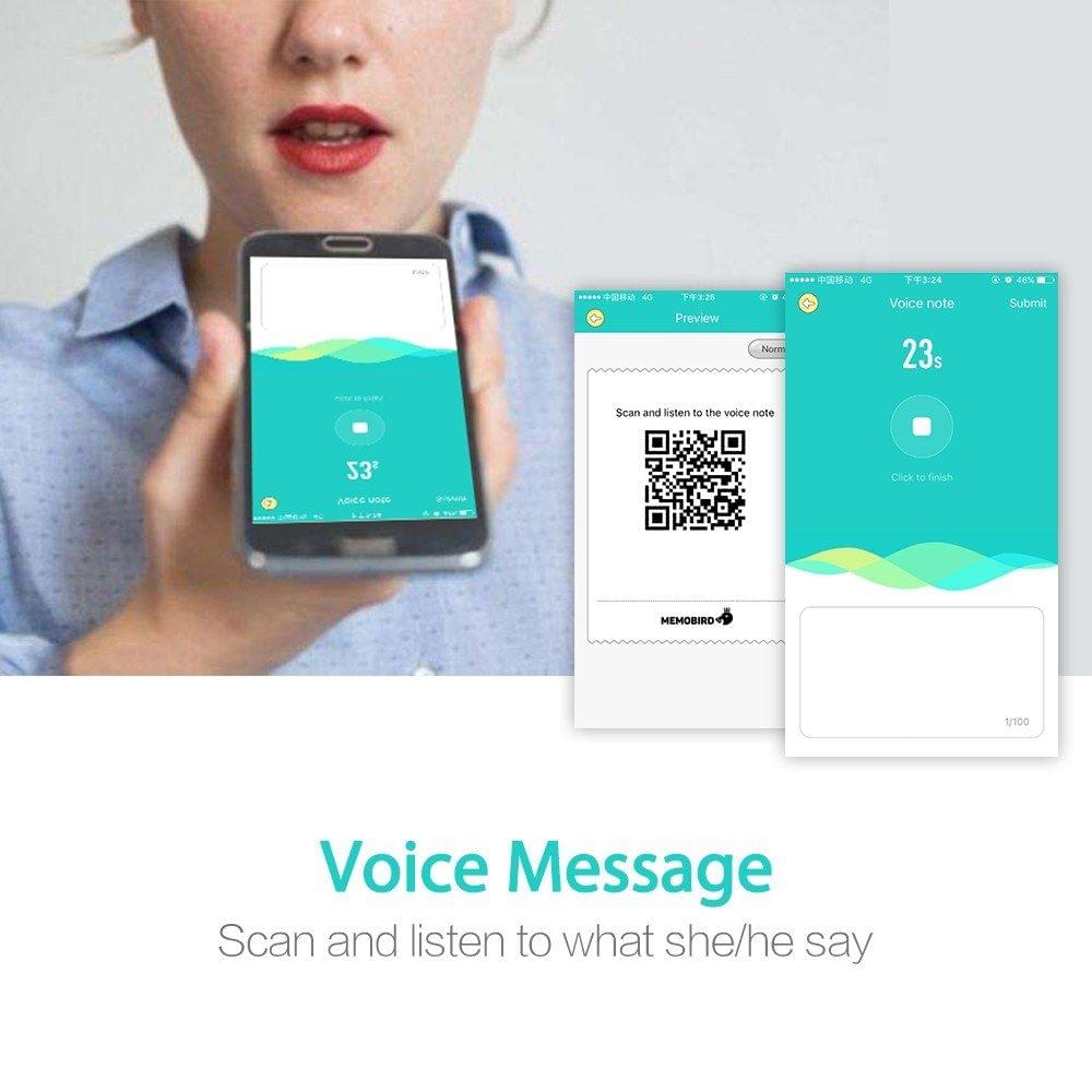 GT1 Pocket Thermal Printer BT Wireless Printing Photos Notes Receipts