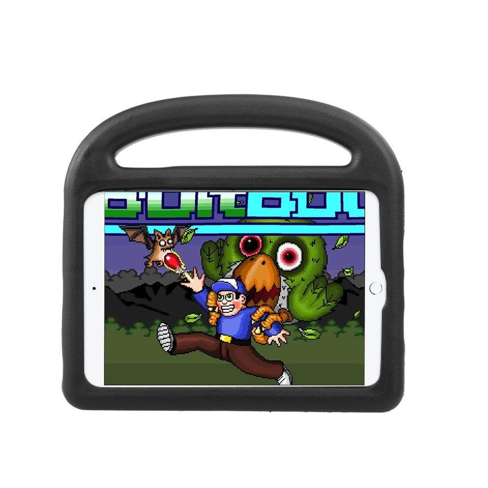 Protective EVA Case for Mini Pad 1/2/3/4 Silicone Shockproof Handle Case Screen Protector for Kids (Black)