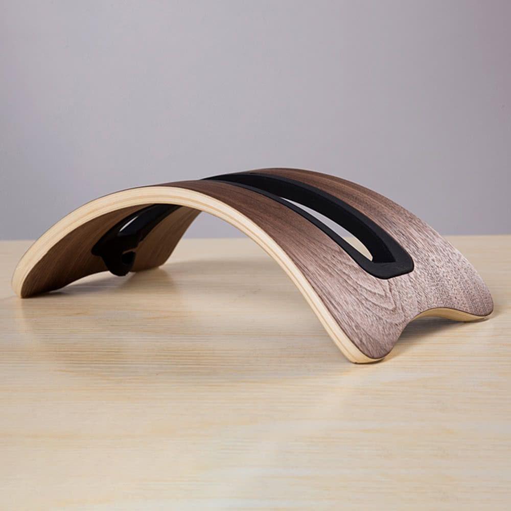 Samdi BookArc Natural Simple Wood Vertical Desktop Stand Holder Display Stander for Apple Macbook Air