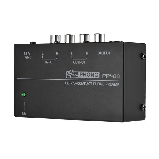 Ultra-compact Phono Preamp Preamplifier with RCA 1/4" TRS Interfaces