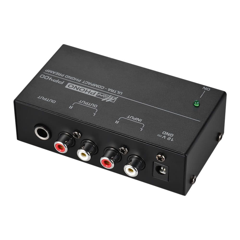 Ultra-compact Phono Preamp Preamplifier with RCA 1/4" TRS Interfaces