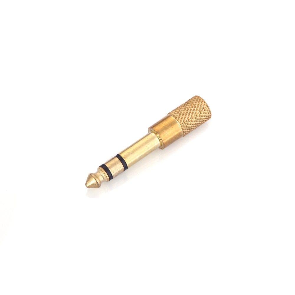 Audio Jack Adapter Convertor Stereo Plug Socket for Electric Guitars Microphone Headphone 6.5mm Male 3.5mm Female