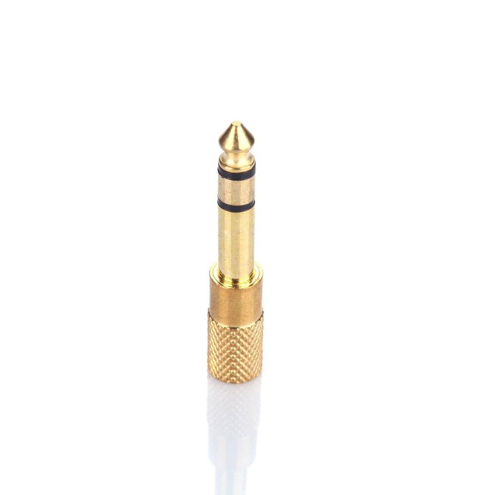 Audio Jack Adapter Convertor Stereo Plug Socket for Electric Guitars Microphone Headphone 6.5mm Male 3.5mm Female