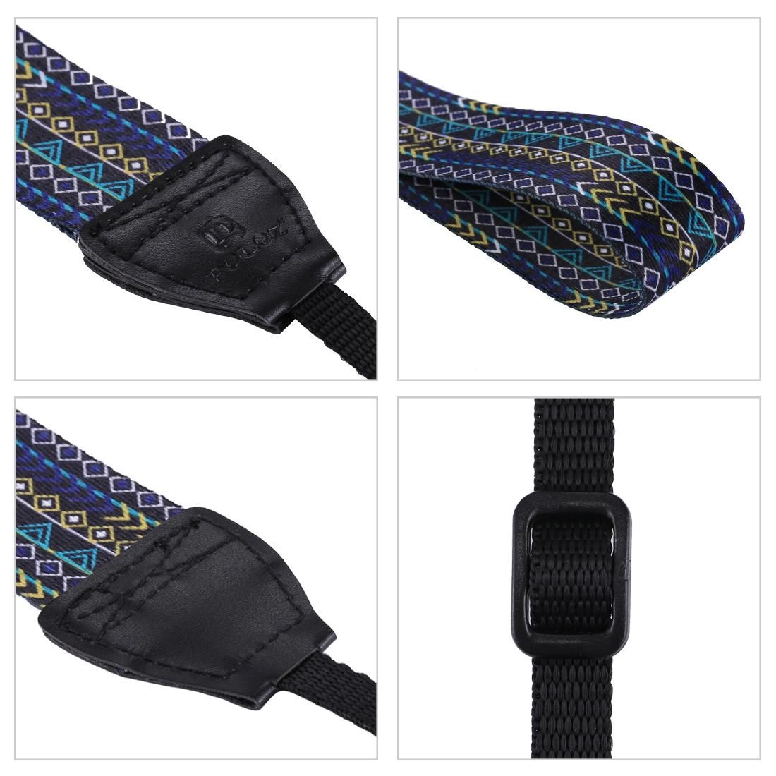 PULUZ Retro Ethnic Style Multi-color Series Shoulder Neck Strap Camera Strap for SLR / DSLR Cameras (Style2)