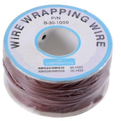 Wrapping Wire Wrap Black 300 Meters AWG30 Cable (Brown)