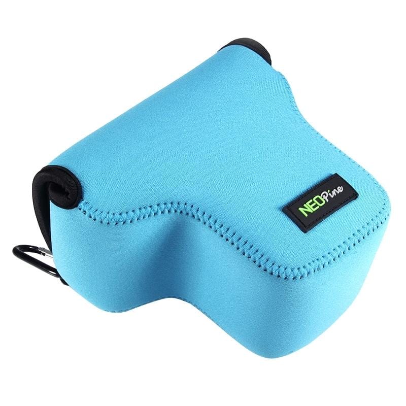 NEOpine Neoprene Shockproof Soft Case Bag with Hook for Panasonic GX8 (Blue)