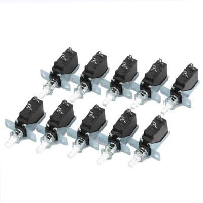 10 pcs AC 250V 8A Pushbutton Power Switches