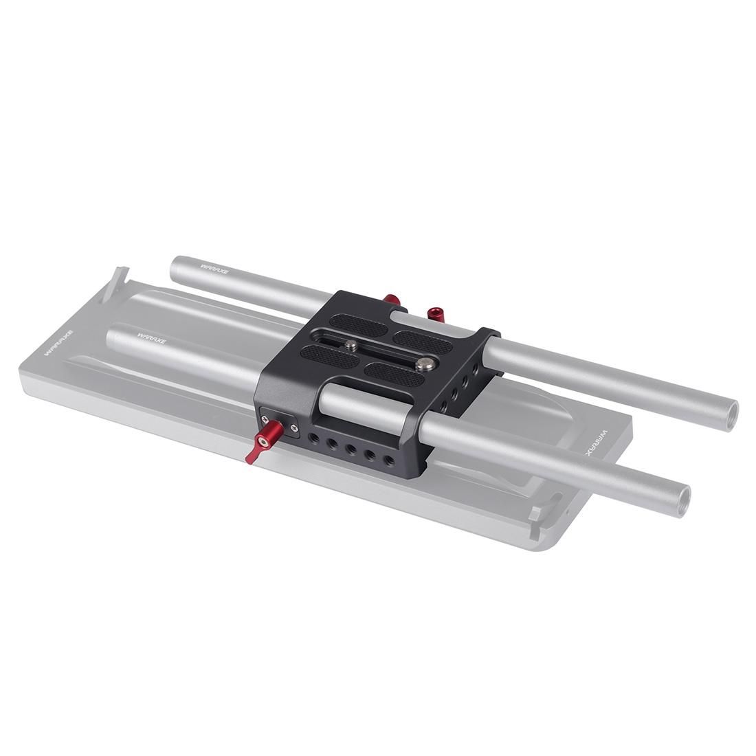 WARAXE 2640 Bridge Quick Release Plate with 15mm Rod Clamp (Grey)