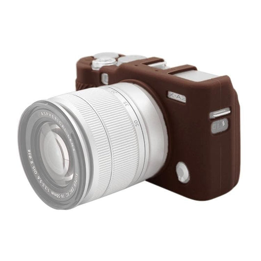 PULUZ Soft Silicone Protective Case for FUJIFILM X-A3 / X-A10 (Coffee)