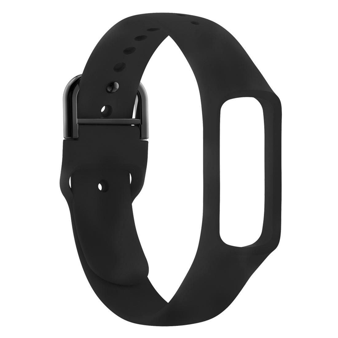Smart Watch Pure Color Silicone Wrist Strap Watchband for Galaxy Fit-e (Dark Blue)