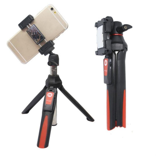 Benro MK10 Mobile Phone Live Bluetooth Remote Control Selfie Stick Tripod (Orange)