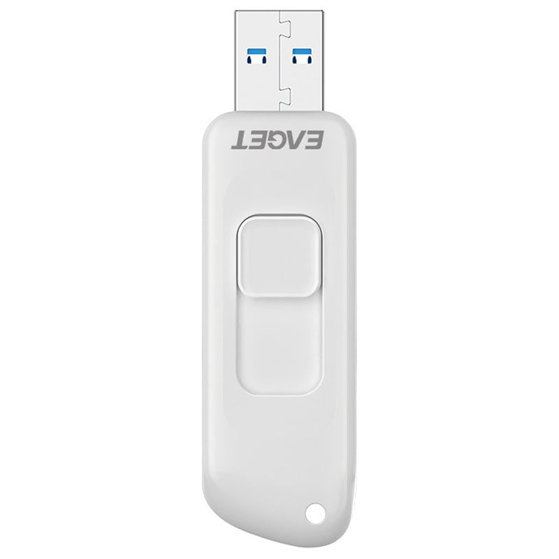 Eaget F66 128G U Disk High-Speed 120MB/S Data Transfer USB3.0 Flash Drive Cartoon Painted Memory Stick - White