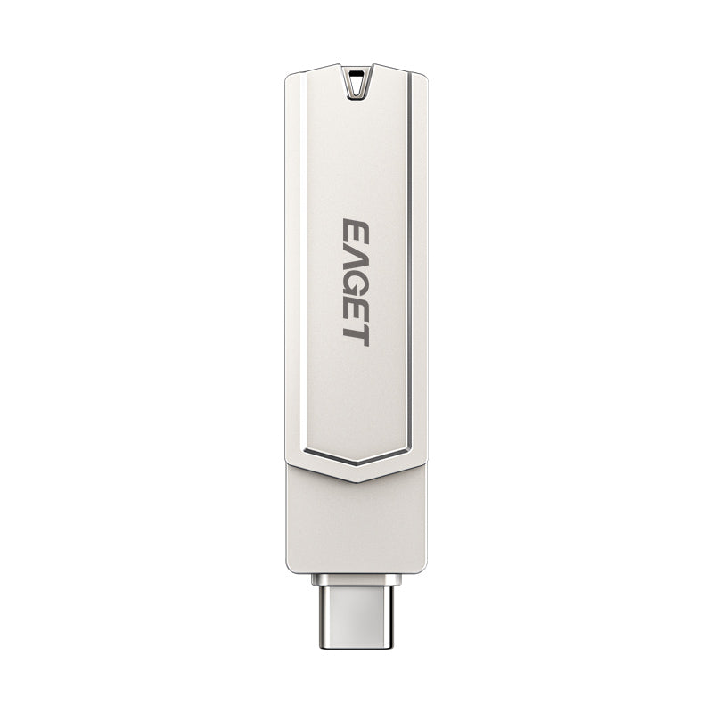 EAGET CF22 32GB 360 Degrees Rotating Memory Stick 2-in-1 Type C+USB 3.0 Flash Drive for Type-C Phone Tablet Laptop