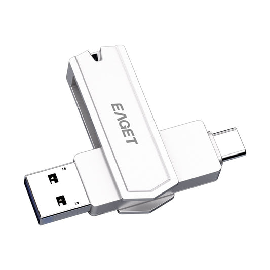 EAGET CF22 64GB Memory Stick 2-in-1 Type C+USB 3.0 Flash Drive for Type-C Phone Tablet Laptop