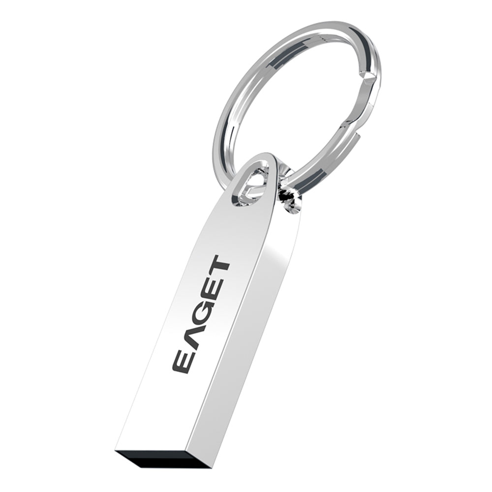 Eaget U3 8G USB Flash Drive Compact Size USB 2.0 Memory Stick with Hanging Ring for Laptop, TV, Car Audio