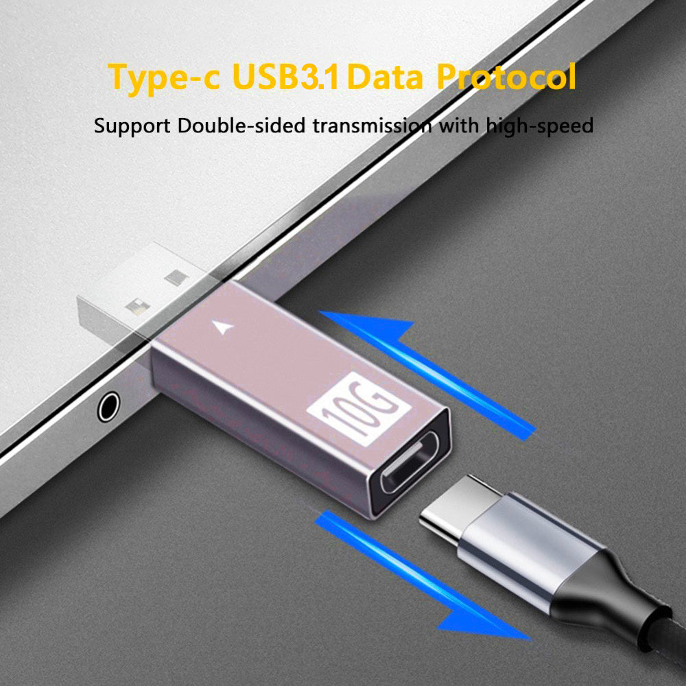 3705-12 10Gbps USB 3.1 to Type C Adapter Male to Female Data Converter for Computer PC