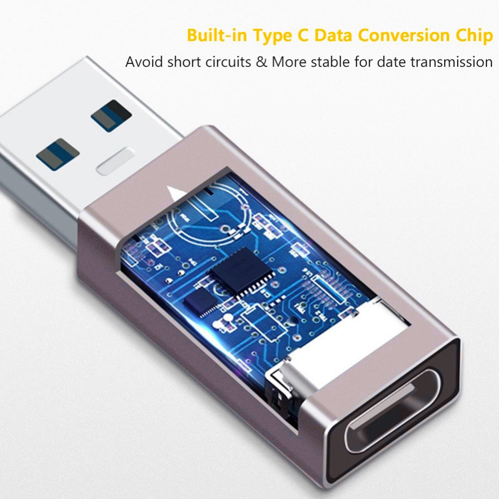 3705-12 10Gbps USB 3.1 to Type C Adapter Male to Female Data Converter for Computer PC
