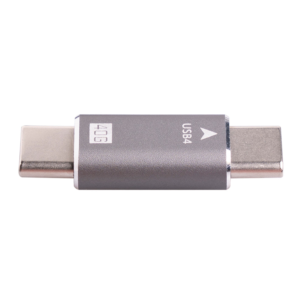 3705-13 40Gbps USB 4.0 Type-C Adapter USB C Male to Male Data Sync Converter Extension Cable Connector for MacBook Pro Air Dell Thunderbolt