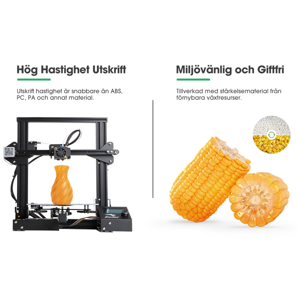 PLA+ Filament 1.75mm x 330m PLA+ 3D Printer Filament Dimensional Accuracy + / - 0.03mm 3D Printing Material for 3D Printers - Wood Color