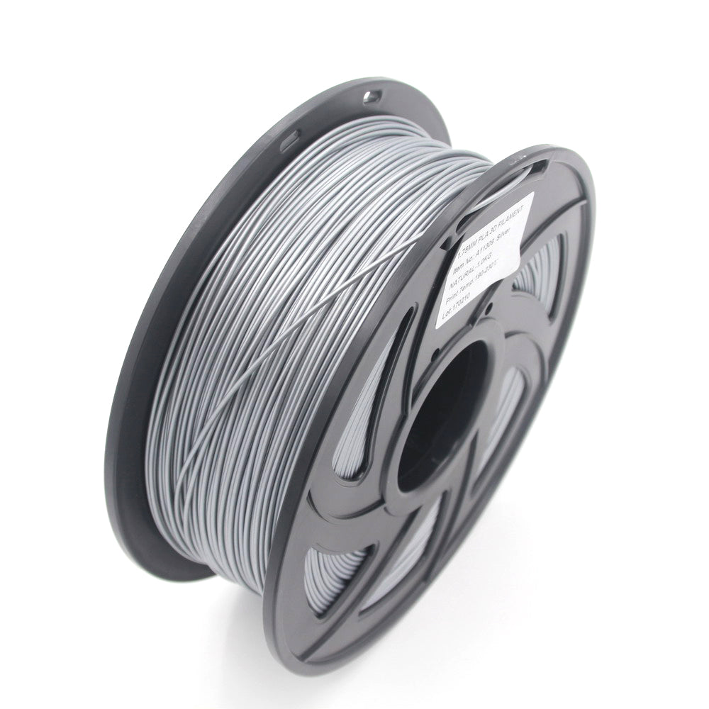 PLA+ Filament 1.75mm x 330m PLA+ 3D Printer Filament Dimensional Accuracy + / - 0.03mm 3D Printing Material for 3D Printers - Silver