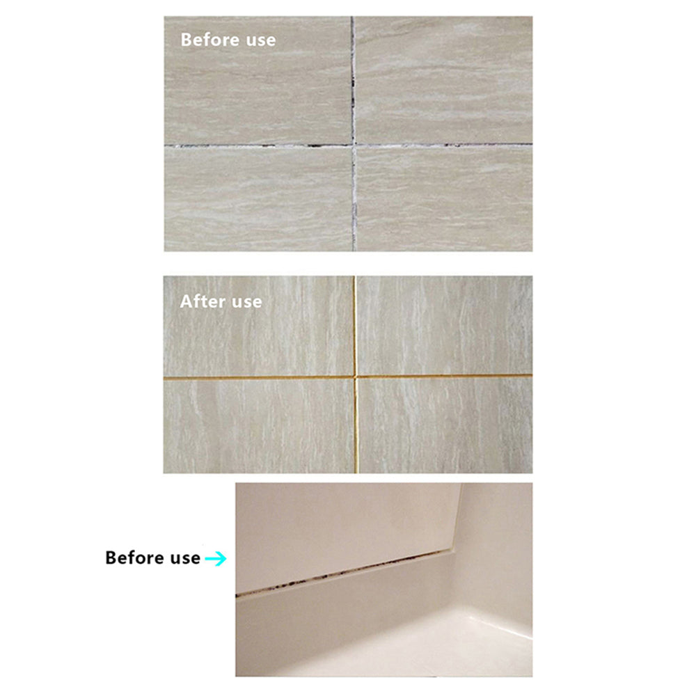 Tianyi Tile Marker Grout Pen Wall Seam Pen for Tiles Floor Bathroom Decontamination Seam Repair Tool - Black