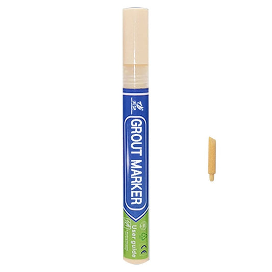 Tianyi Tile Marker Grout Pen Wall Seam Pen for Tiles Floor Bathroom Decontamination Seam Repair Tool - Light Yellow